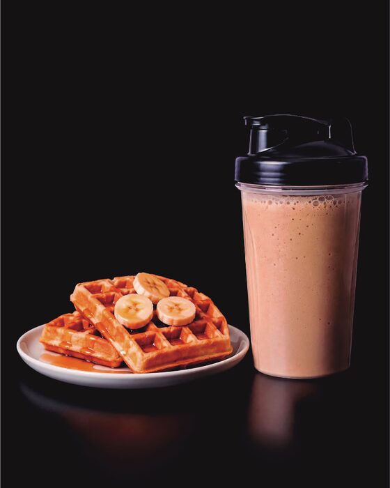 Combo Attack: media orden de waffles y batido